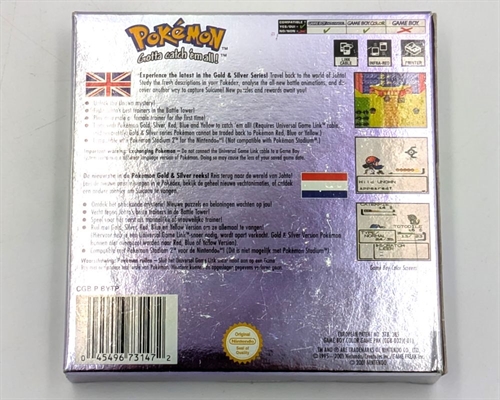 Pokemon Crystal Version - I Original Kasse - (EUR) - GameBoy Color spil (B Grade) (Genbrug)